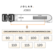 Curea Bărbați, Piele Naturală, JOLAR JCB03
