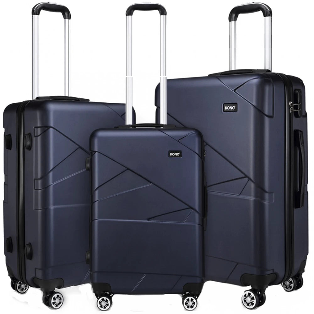 Valize Voiaj, Set 20 / 24 / 28 Inch, KONO K1772-2L