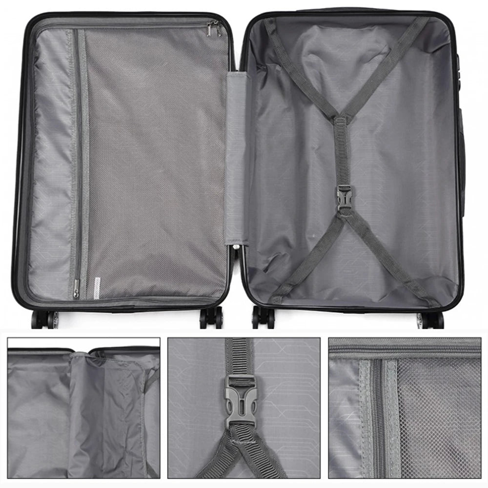 Valize Voiaj, Set 20 / 24 / 28 Inch, KONO K1772-2L