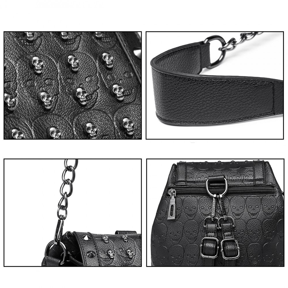 Rucsac Dama Skull Miss Lulu L1414