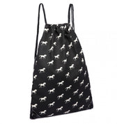 Rucsac casual unisex, bretele snur, imprimeu cai, KONO E1406H
