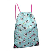 Rucsac cu snur unisex, imprimeu unicorn, Miss Lulu E1406UN