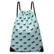 Rucsac casual unisex, bretele snur, imprimeu cai, KONO E1406H