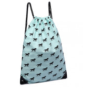 Rucsac casual unisex, bretele snur, imprimeu cai, KONO E1406H