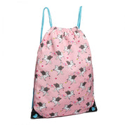 Rucsac cu snur unisex, imprimeu unicorn, Miss Lulu E1406UN