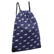 Rucsac casual unisex, bretele snur, imprimeu cai, KONO E1406H