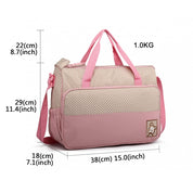 Geanta pentru maternitate, set din 5 accesorii, din poliester, Miss LULU, 9026