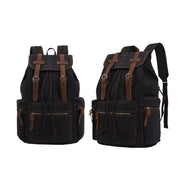 Rucsac Călătorie Stil Retro JOLAR, Canvas și Inserții Piele