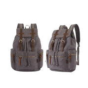 Rucsac Călătorie Stil Retro JOLAR, Canvas și Inserții Piele