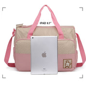 Geanta pentru maternitate, set din 5 accesorii, din poliester, Miss LULU, 9026