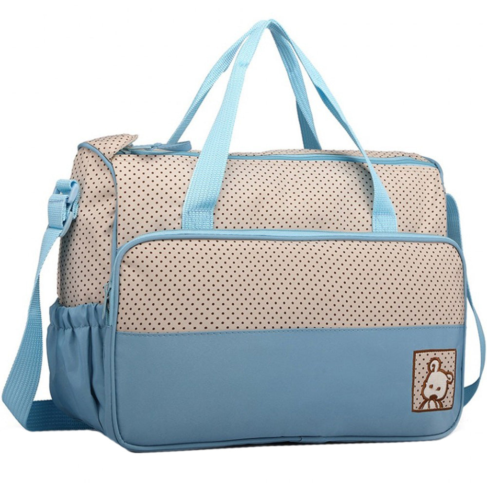 Geanta pentru maternitate, set din 5 accesorii, din poliester, Miss LULU, 9026