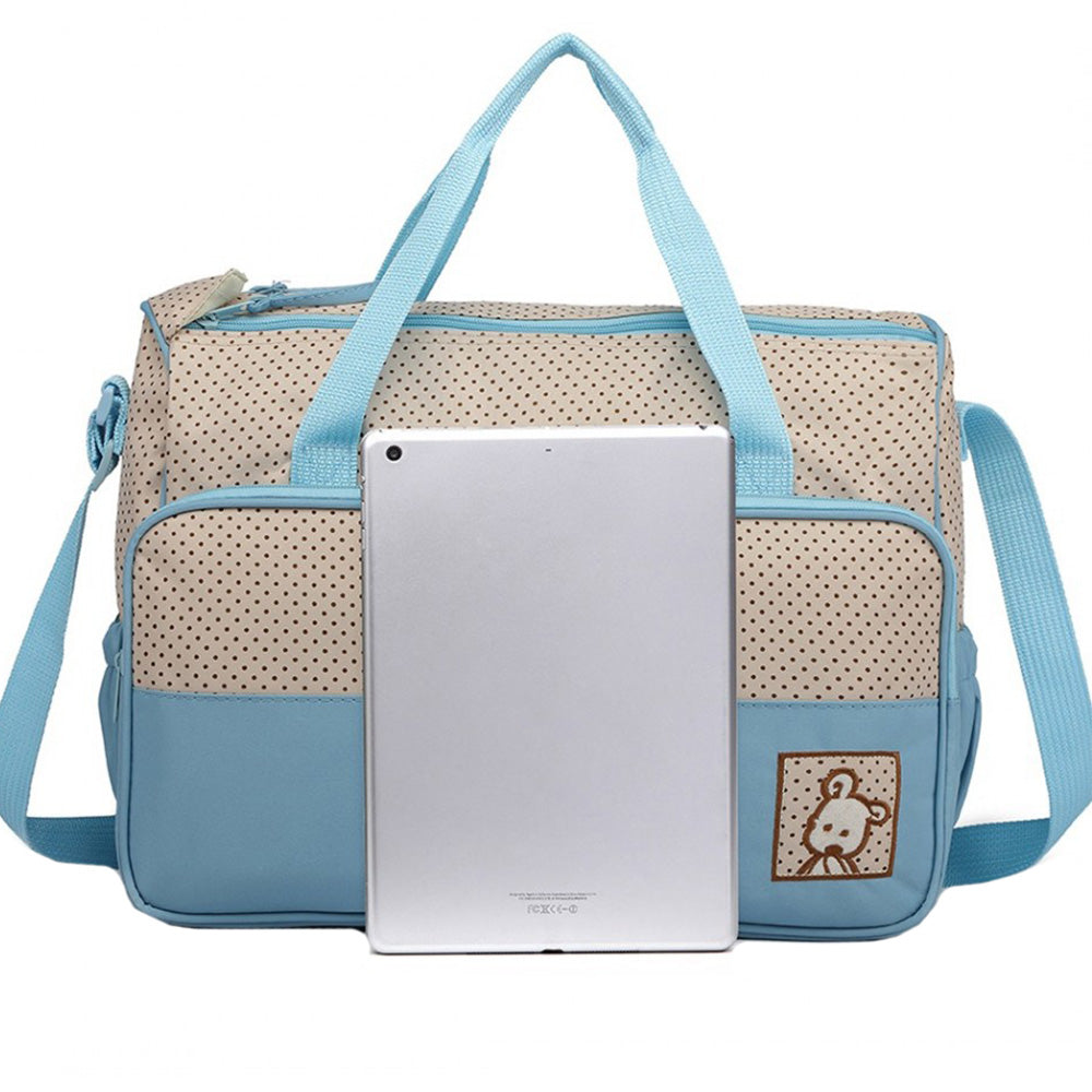 Geanta pentru maternitate, set din 5 accesorii, din poliester, Miss LULU, 9026