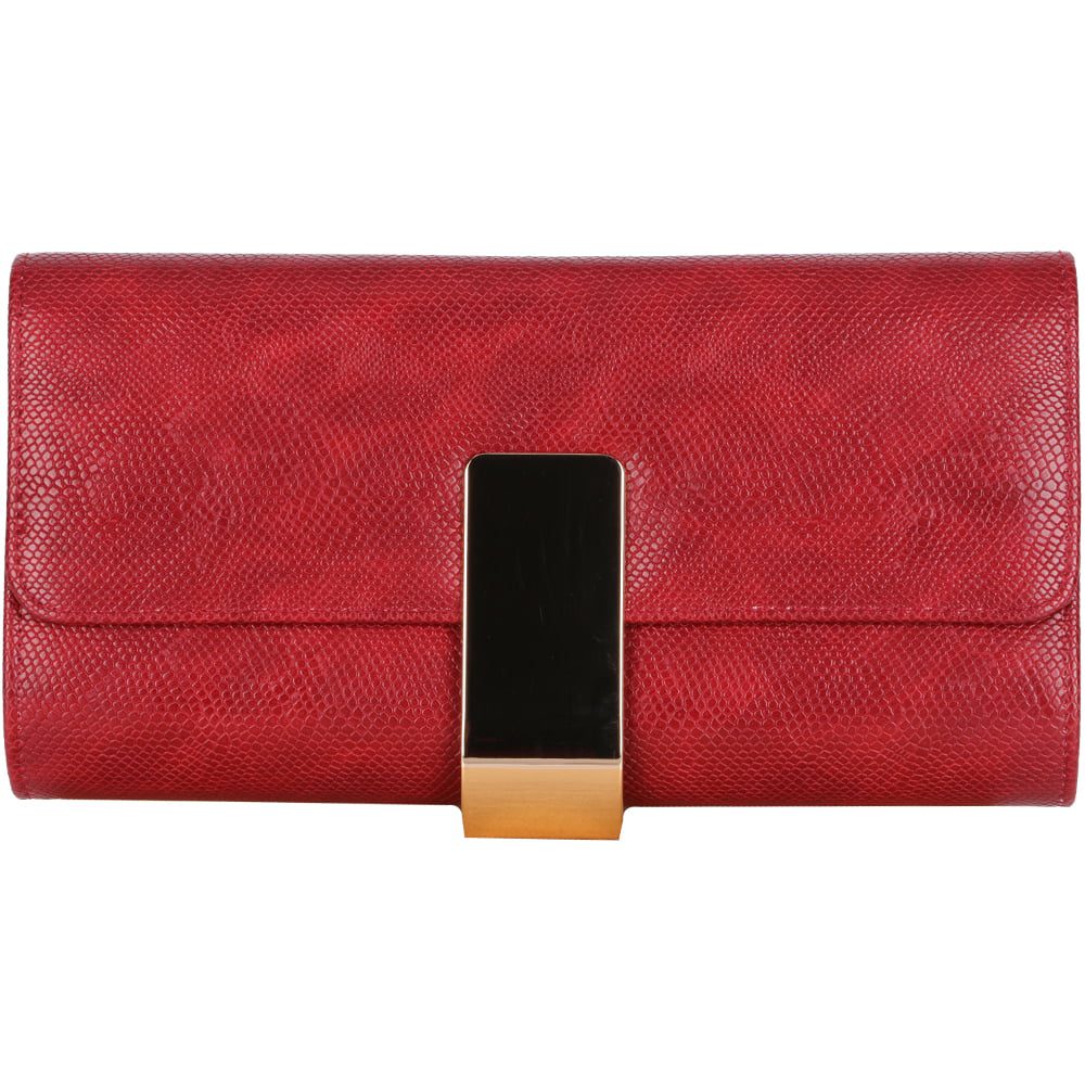 Clutch din piele eco, cu efect piele de sarpe, AD-130281