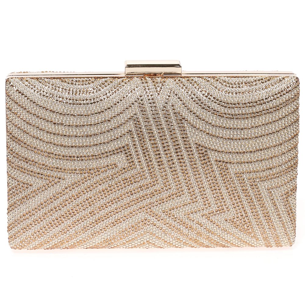 Geanta Clutch de seara pentru dama, cu strasuri, eleganta Paula Rossi AD-41332