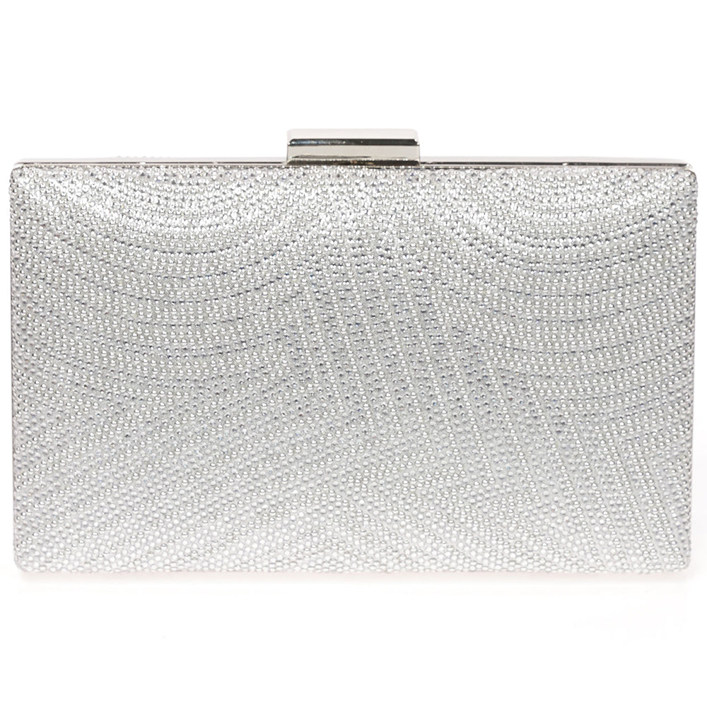 Geanta Clutch de seara pentru dama, cu strasuri, eleganta Paula Rossi AD-41332