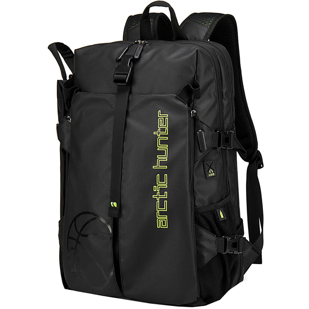 Rucsac sport unisex, din poliester rezistent la stropi, bine organizat Arctic Hunter B00391