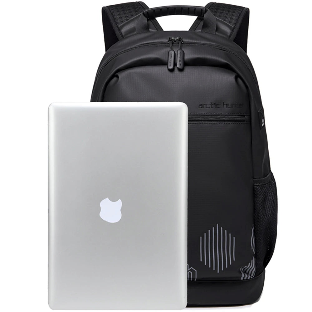 Rucsac smart unisex, compartiment pentru laptop 15.6 inch, gaura pentu cabluri, Arctic Hunter B00489