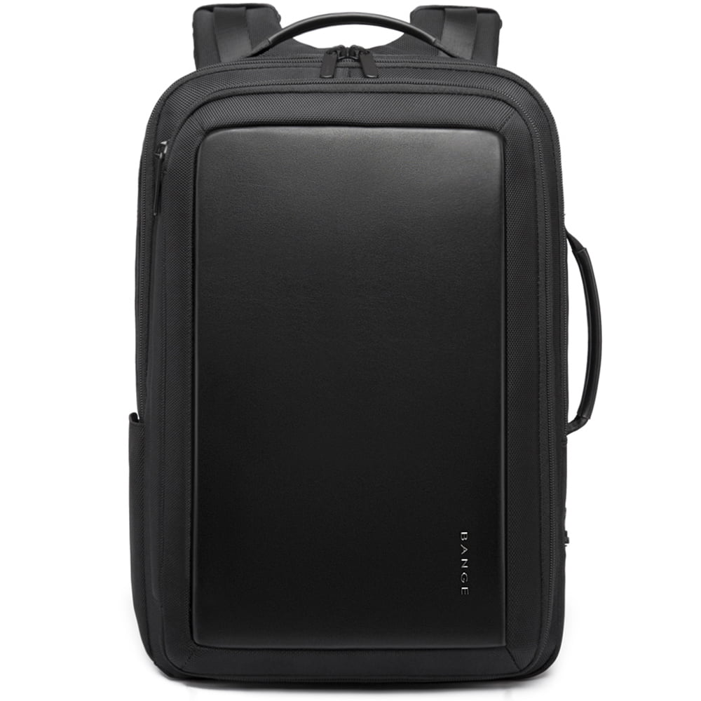 Rucsac unisex smart casual pentru laptop 15.6 inch, extensibil pentru calatorii, din poliester este rezistent la apa, iesire la casti si port USB, spate respirabil si buzunar anti furt, BANGE BG-S56