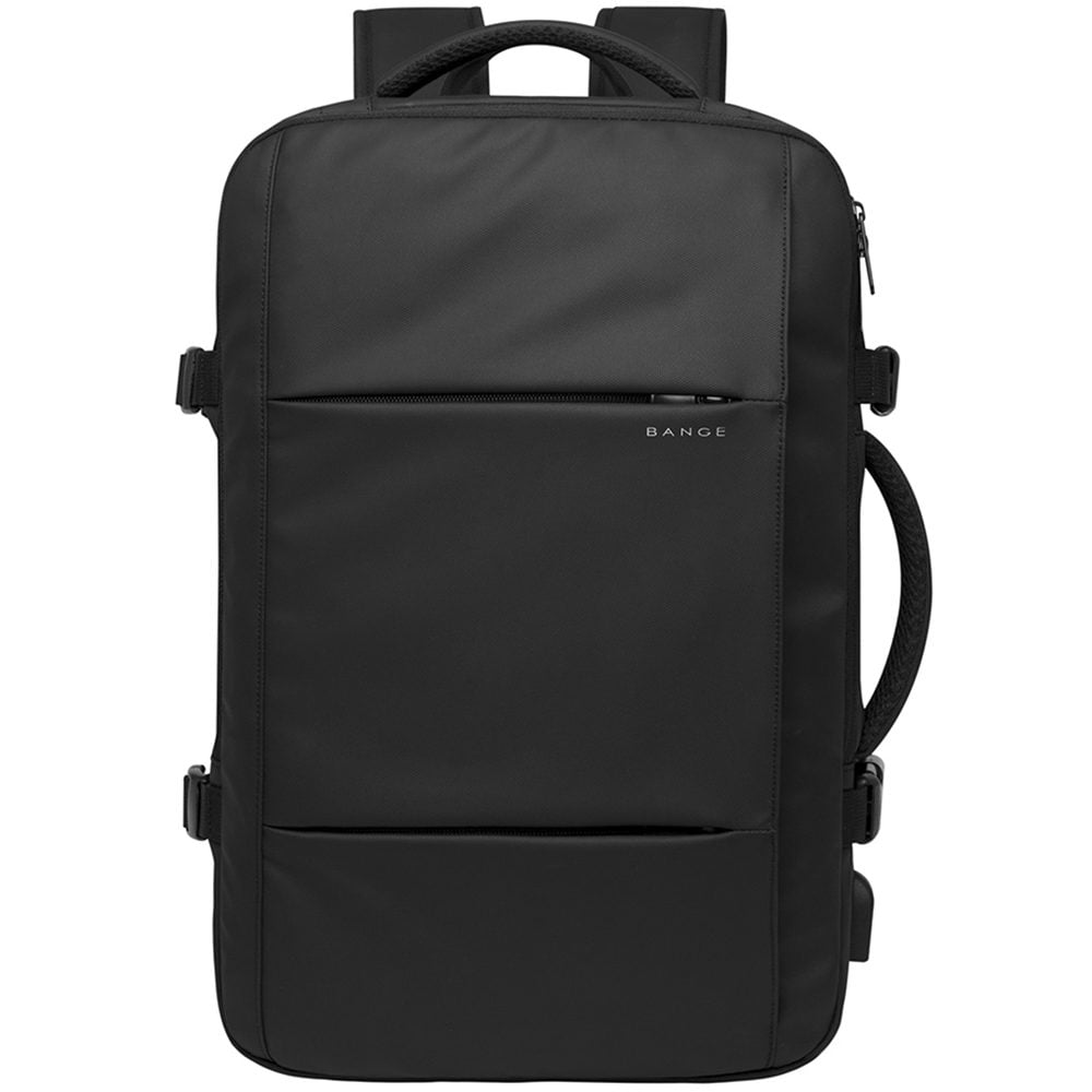 Rucsac multi-functional pentru laptop, extensibil din poliester este rezistent la stropi de apa, cu port USB, se fixeaza de valiza, BANGE BG1908