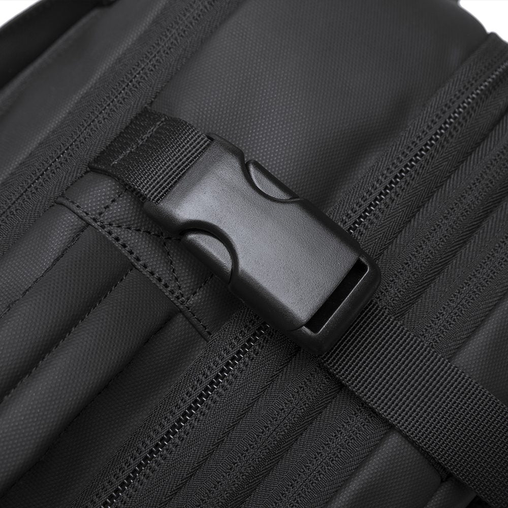 Rucsac multi-functional pentru laptop, extensibil din poliester este rezistent la stropi de apa, cu port USB, se fixeaza de valiza, BANGE BG1908