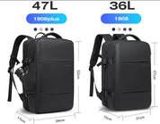 Rucsac multifunctional pentru laptop, extensibil, rezistent la stropi de apa, port USB, BANGE BG1908