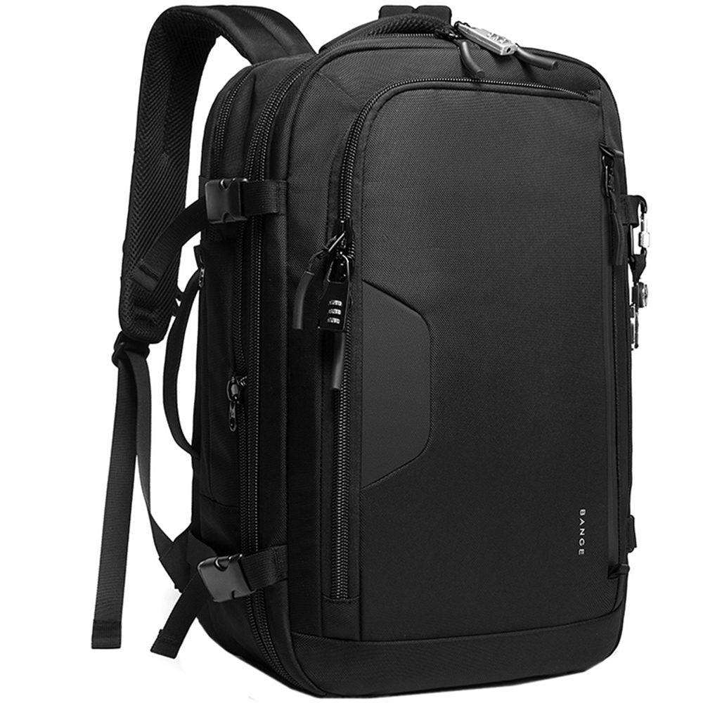 Rucsac unisex extensibil, compartiment laptop 15.6 inch, business travel style, cu busola si lacat TSA, din poliester este rezistent la apa. si zgirieturi, BANGE BG22039