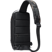 Rucsac crossbody pentru barbati, rezistent la stropi, buzunar antifurt, port USB, BANGE BG22085