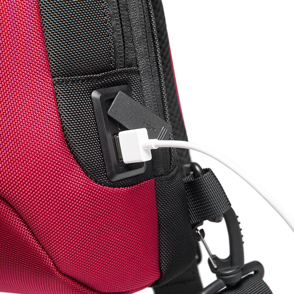 Rucsac crossbody pentru barbati, rezistent la stropi, buzunar antifurt, port USB, BANGE BG22085