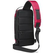 Rucsac crossbody pentru barbati, rezistent la stropi, buzunar antifurt, port USB, BANGE BG22085