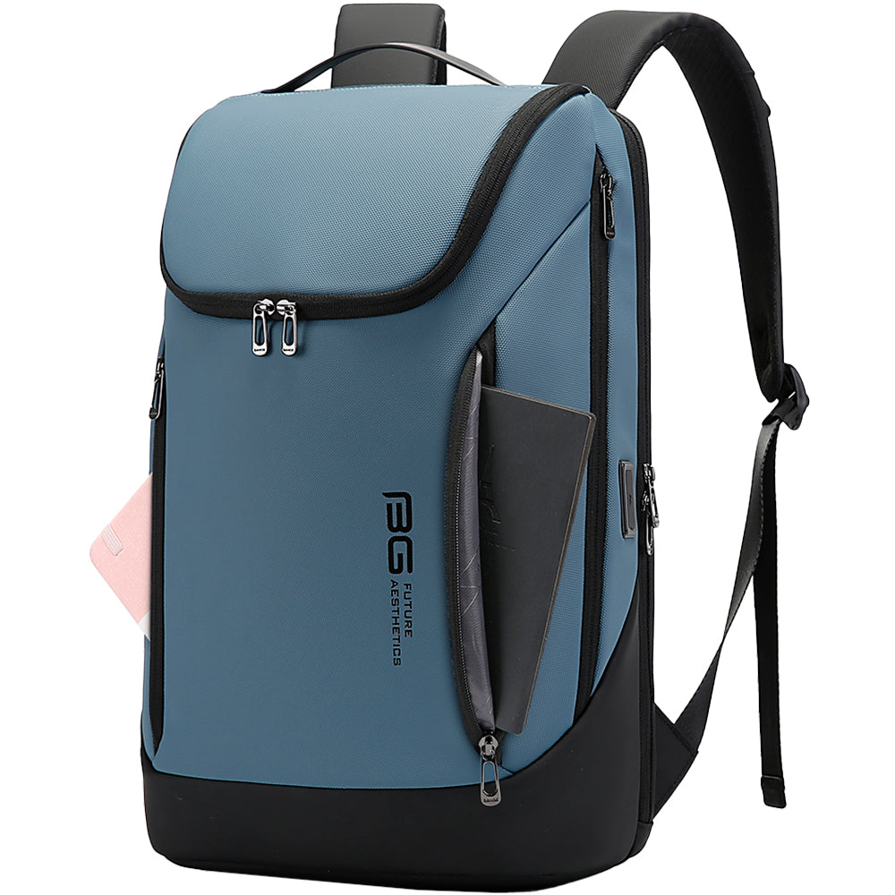 Rucsac Unisex din poliester, rezistent la stropi, port USB, BANGE BG2517