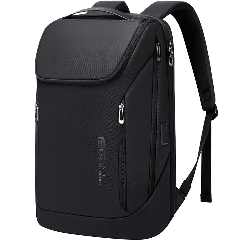 Rucsac smart unisex, din poliester este rezistent la stropi cu compartiment separat pentru laptop 15.6 inch, port USB, BANGE BG2517