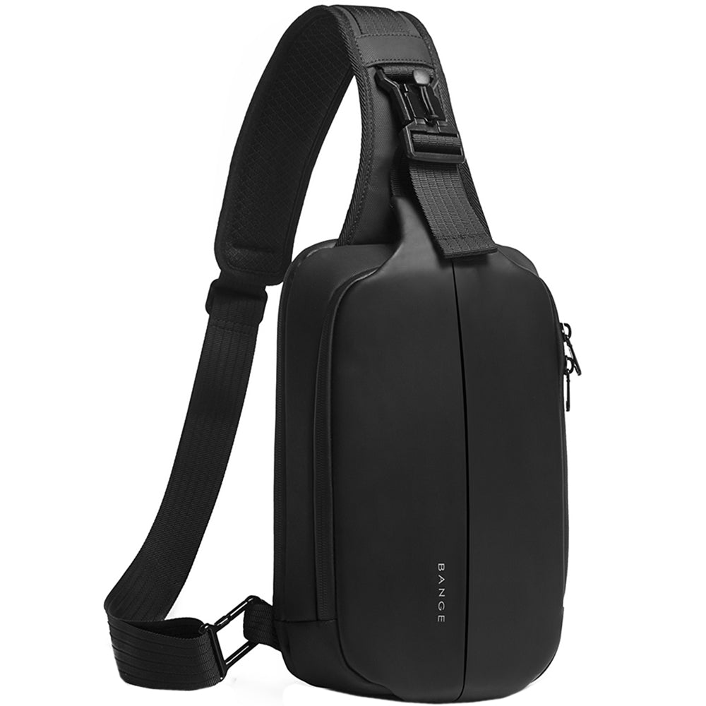 Rucsac crossbody pentru barbati, din poliester este rezistent la apa, trident posterior pentru umbrela, BANGE BG7210