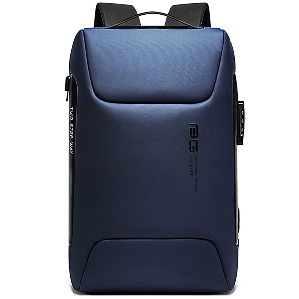 Rucsac pentru barbati multifuncional, compartiment laptop 15.6 inch, buzunar antifurt si port USB, lacat TSA si fixare de valiza BANGE BG7216