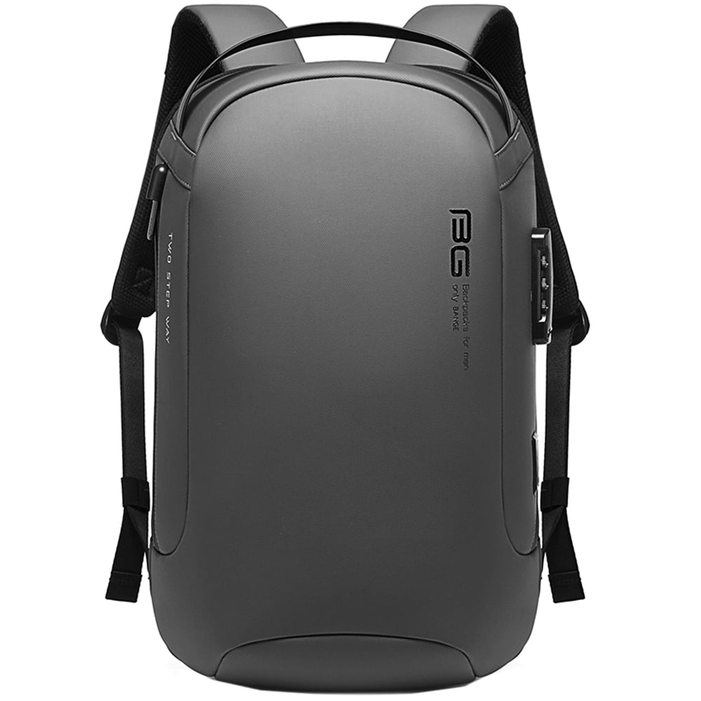 Rucsac unisex pentru laptop 15.6 inch, model nou din poliester rezistent la apa, cu sistem antifurt TSA si port USB, BANGE BG7225