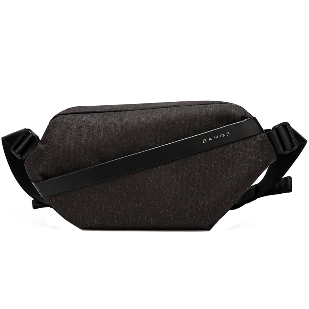 Geanta crossbody unisex, din poliester este rezistenta la apa, inel retractabil pentru chei, buzunar antifurt BANGE BG7399