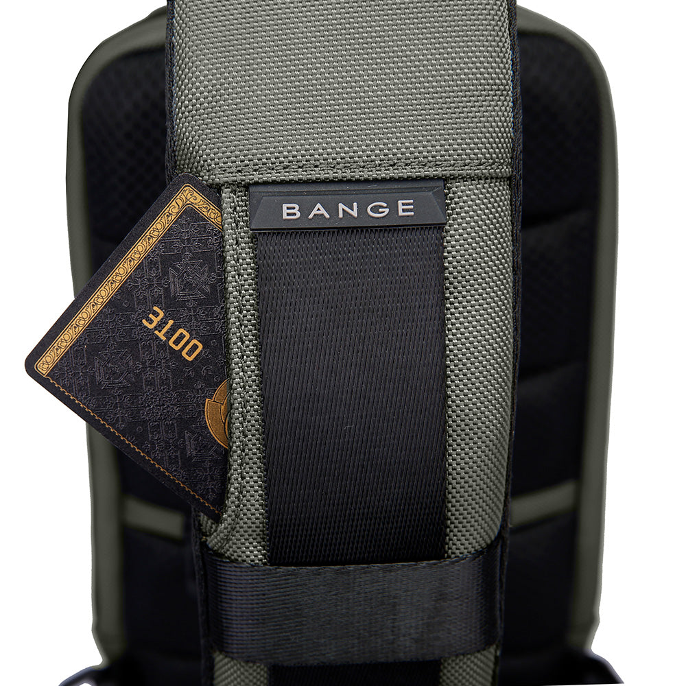 Rucsac crossbody pentru barbati, cu buzunar antifurt, din poliester rezistent la apa, bareta ajustabila stinga dreapta BANGE BG7565