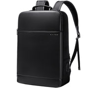 Rucsac unisex pentru laptop 15.6 inch, cu port USB si type-C, din piele PU si microfibra este rezistent la apa, BANGE BG7713