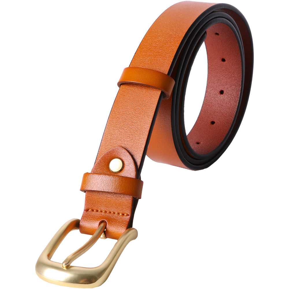 Curea dama, ROCS, piele naturala, model clasic, fara cusaturi, BZ-22