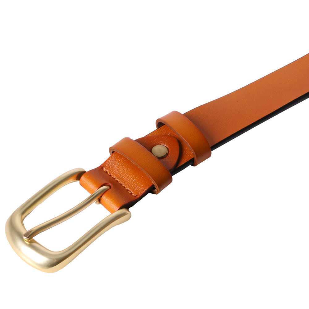 Curea dama, ROCS, piele naturala, model clasic, fara cusaturi, BZ-22