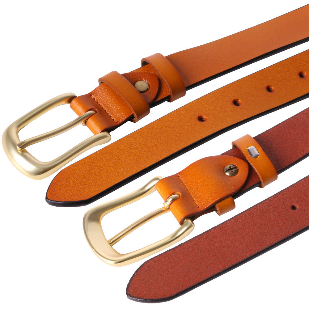 Curea dama, ROCS, piele naturala, model clasic, fara cusaturi, BZ-22