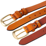Curea dama, ROCS, piele naturala, model clasic, fara cusaturi, BZ-22