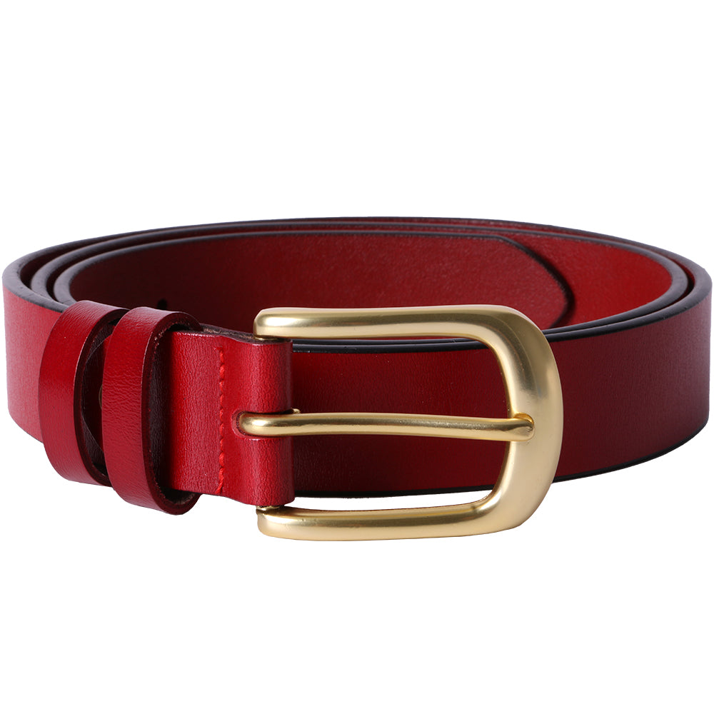 Curea dama, ROCS, piele naturala, model clasic, fara cusaturi, BZ-22