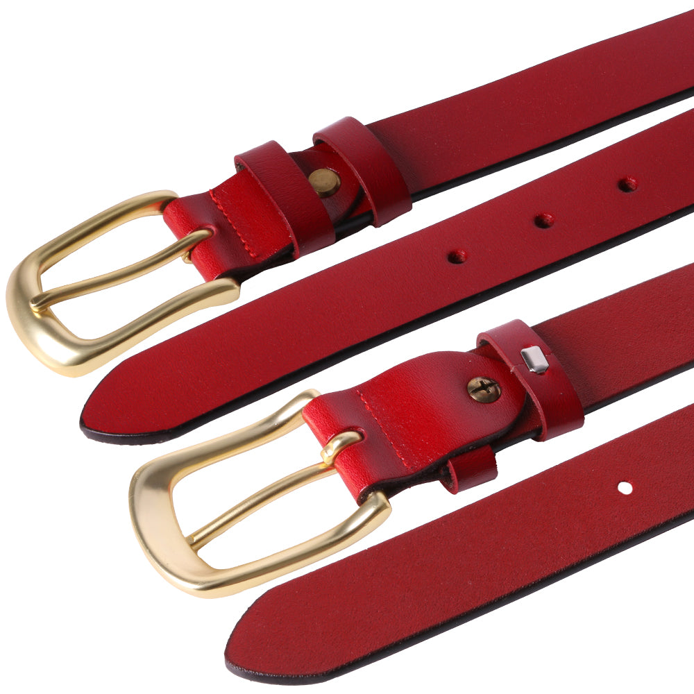 Curea dama, ROCS, piele naturala, model clasic, fara cusaturi, BZ-22