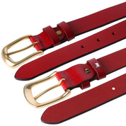Curea dama, ROCS, piele naturala, model clasic, fara cusaturi, BZ-22
