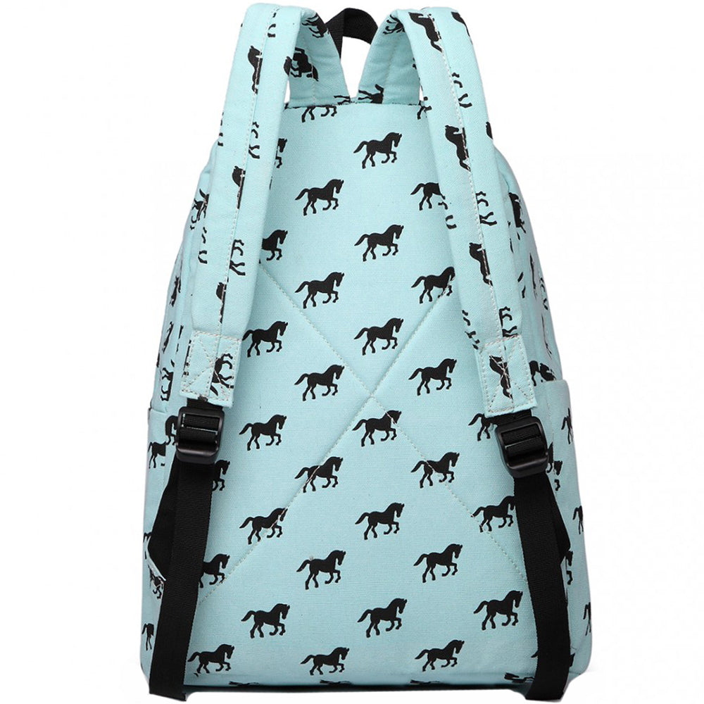 Rucsac casual pentru unisex, cu print caluti, Miss Lulu E1401H