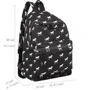 Rucsac casual pentru unisex, cu print caluti, Miss Lulu E1401H