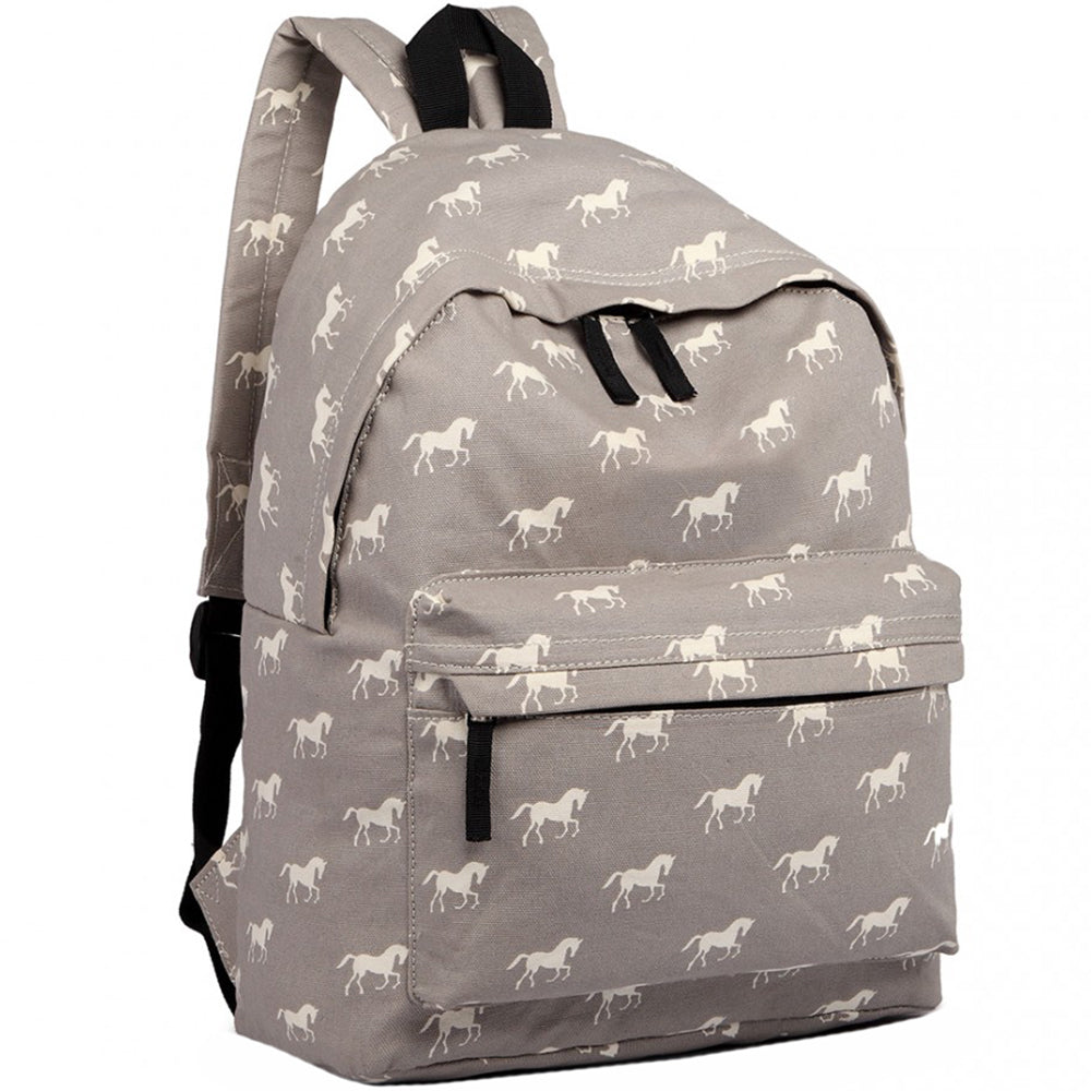 Rucsac casual pentru unisex, cu print caluti, Miss Lulu E1401H