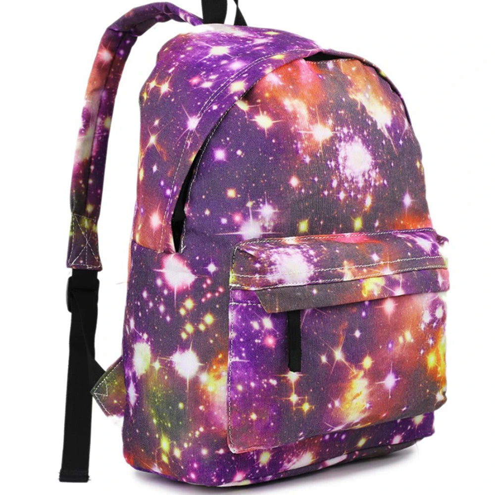 Rucsac casual pentru dama, cu print univers, Miss Lulu E1401U