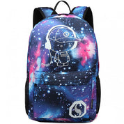 Rucsac dama, print galaxie si element reflectorizant, E6880