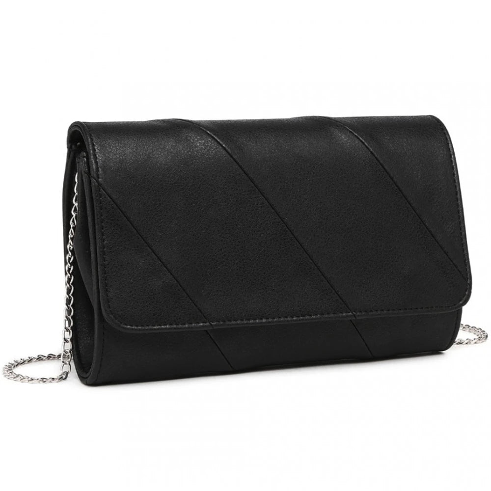 Geanta de seara pentru dama, clutch din piele ecologica, Miss Lulu EH2257